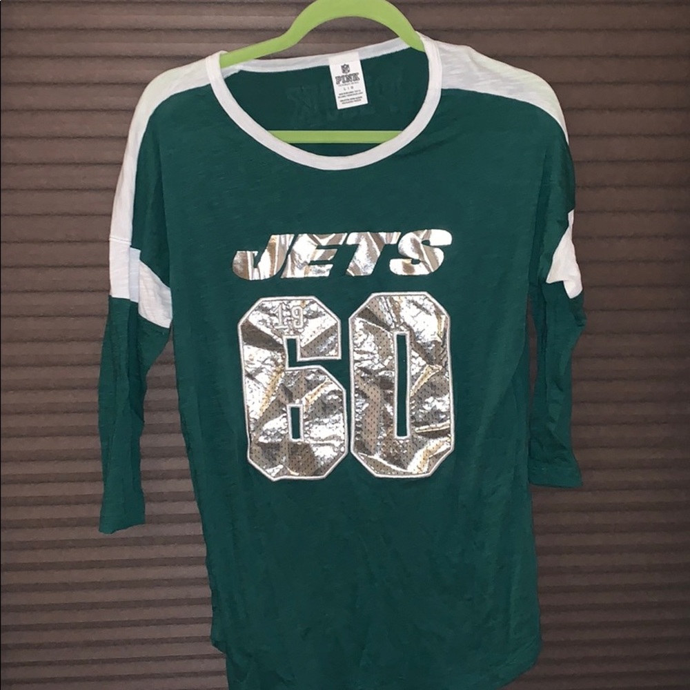 Victoria’s Secret Pink NY Jets Long Sleeve Shirt